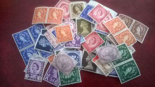 Mint (Superb) +/- 80 Mixed Lot of QEII Stamps - Great High Value